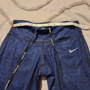 Nike Dri-fit Womens Blue Athletic Leggings